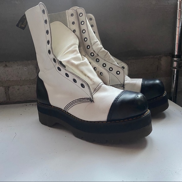 Vintage 90’s Steel Toe Dr Martens Platform Boot - Picture 2 of 16